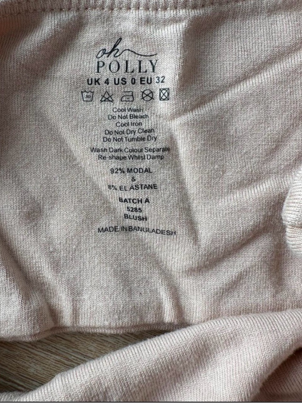 Oh Polly Blush Pink Two-Piece Skirt Set - Picture 4 of 5